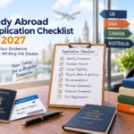 Study Abroad Application Checklist for 2027: Build Your Evidence Before Writing the Essays