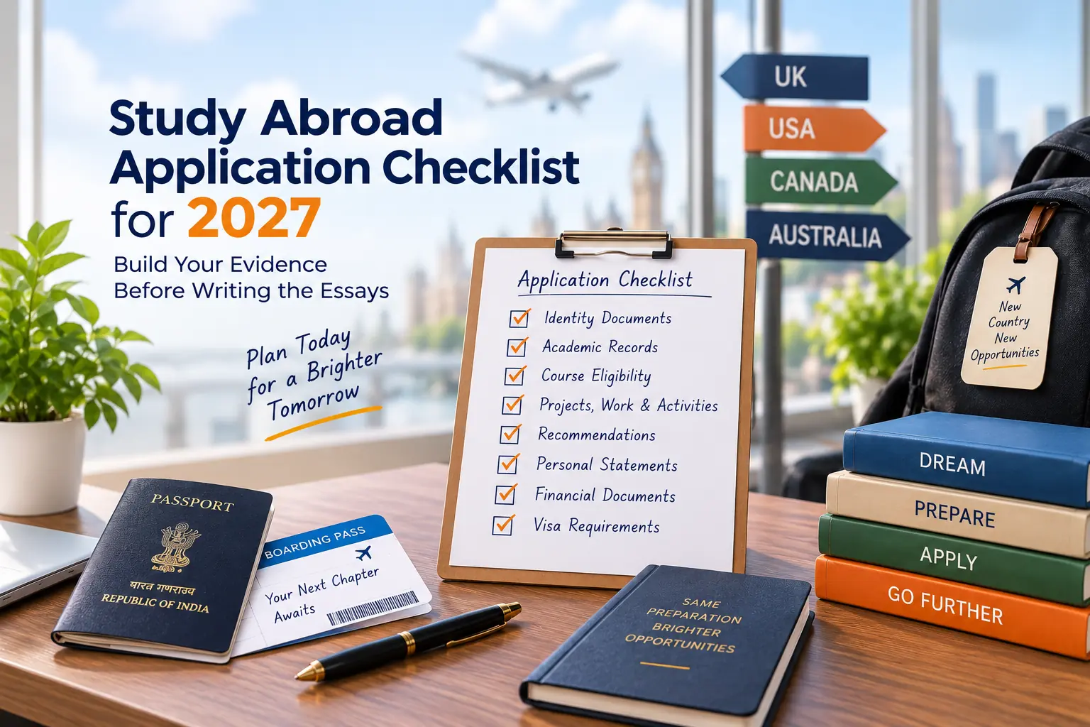Study Abroad Application Checklist for 2027: Build Your Evidence Before Writing the Essays